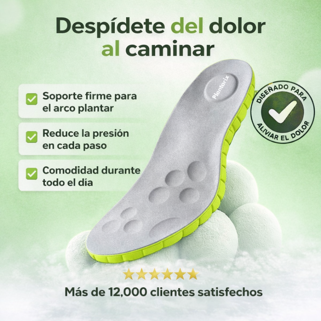 Plantarix | Plantillas Ortopédicas — Alivio desde el Primer Paso