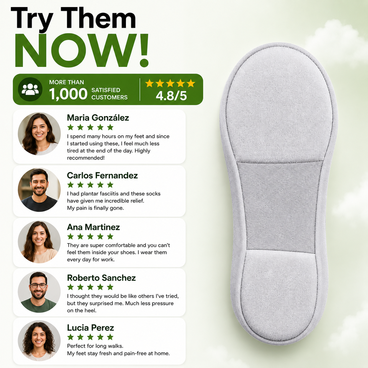 Cushioned Plantar Fasciitis Relief Socks