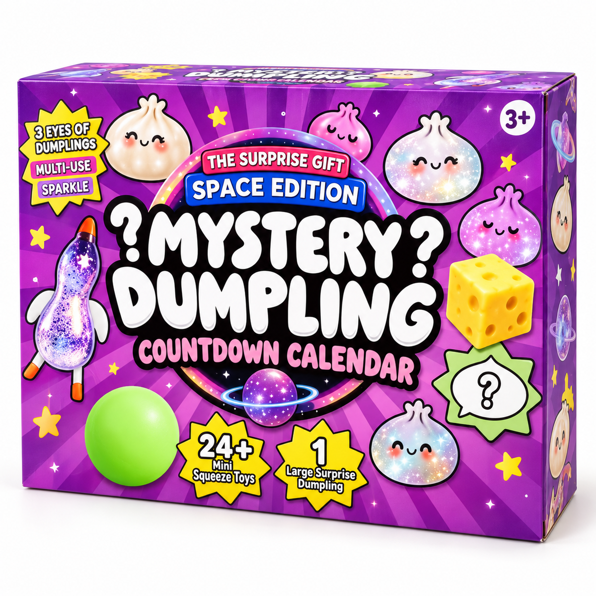 Calendario Sorpresa de Squishies — 24 Días de Magia Navideña