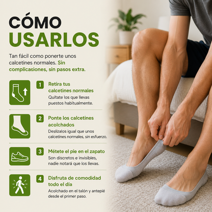 Calcetines Acolchados Anti-Fascitis