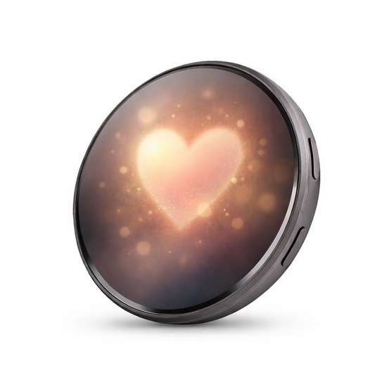 Pin digital personalizable con pantalla para fotos y vídeos