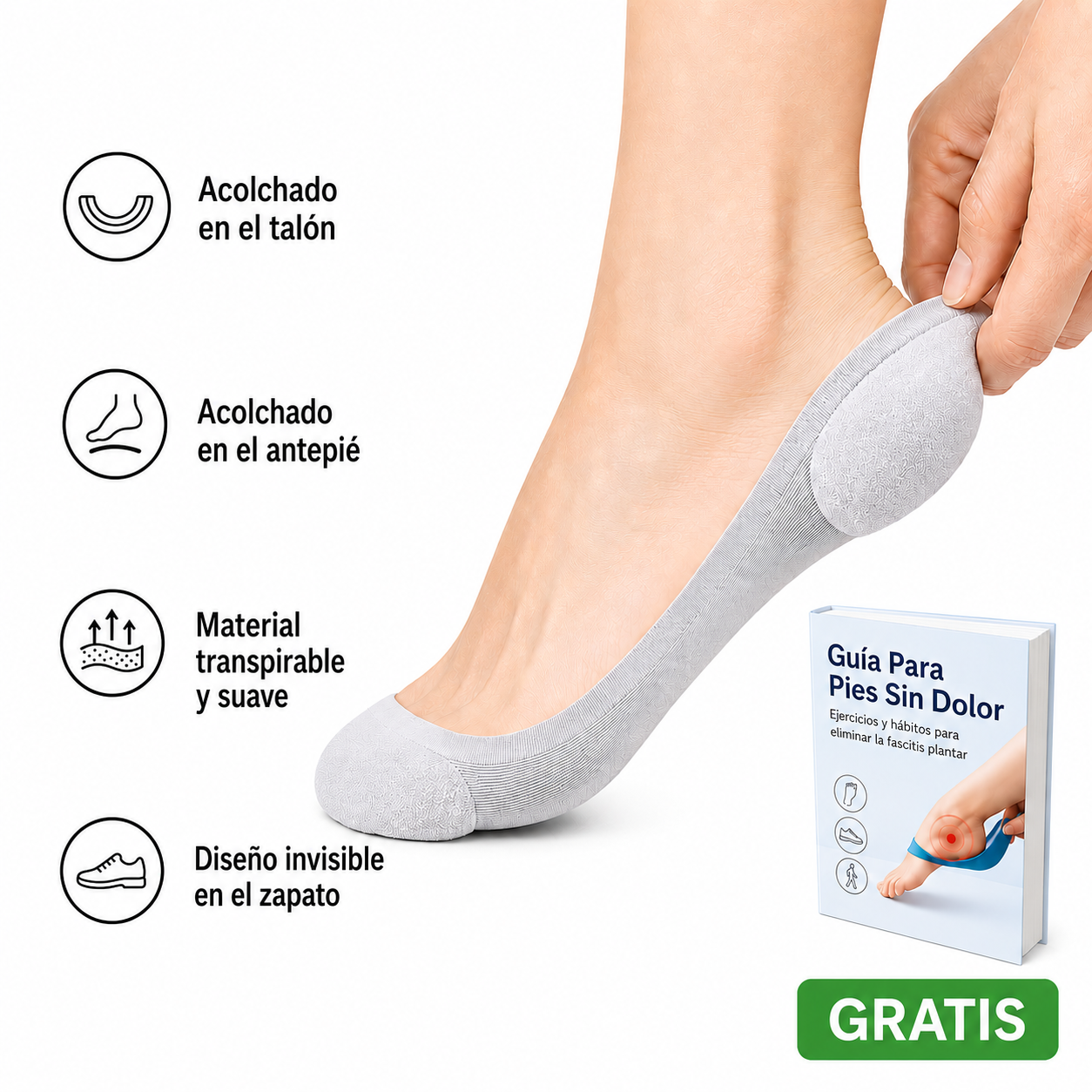 Calcetines Acolchados Anti-Fascitis