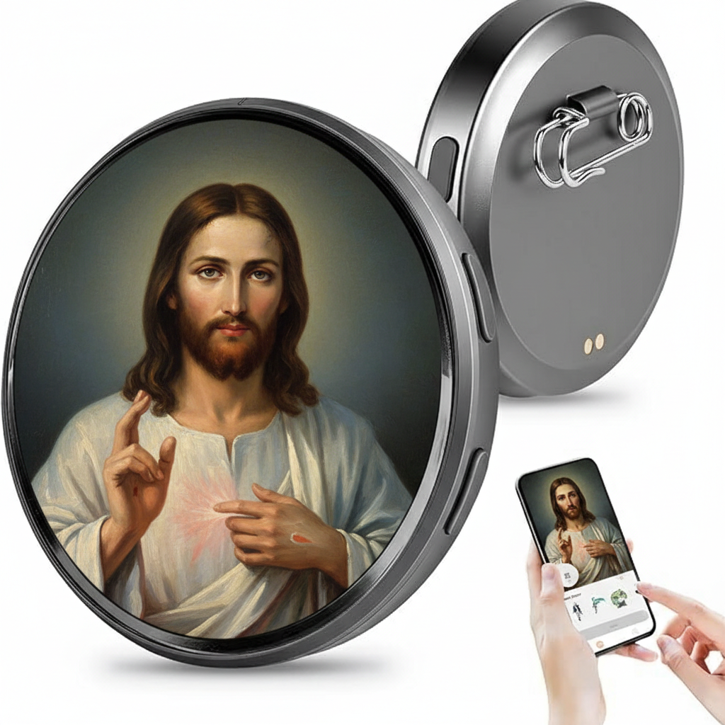 Pin Digital con Pantalla para Vídeos e Imágenes