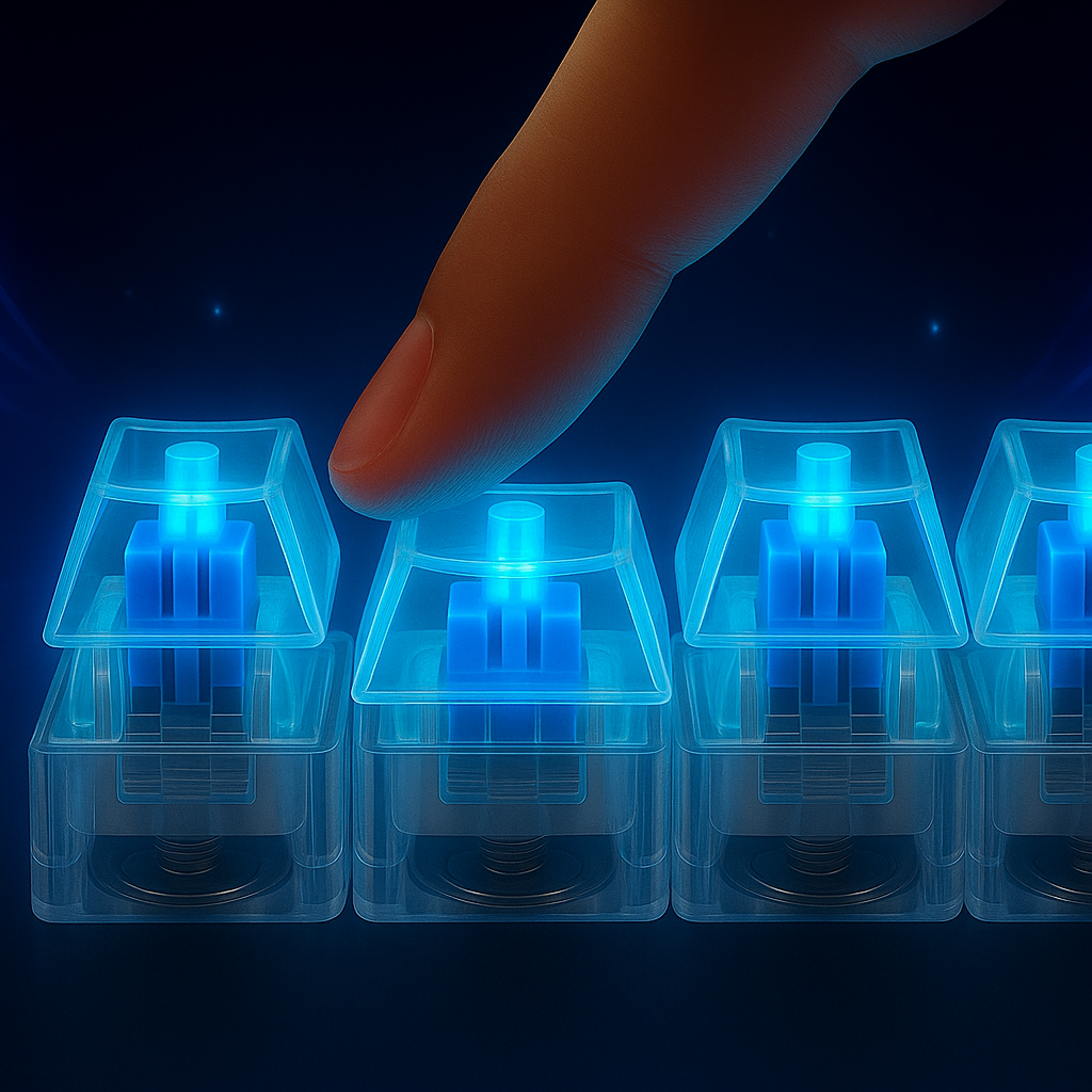 Llavero Anti-Estrés Mecánico con Luz LED