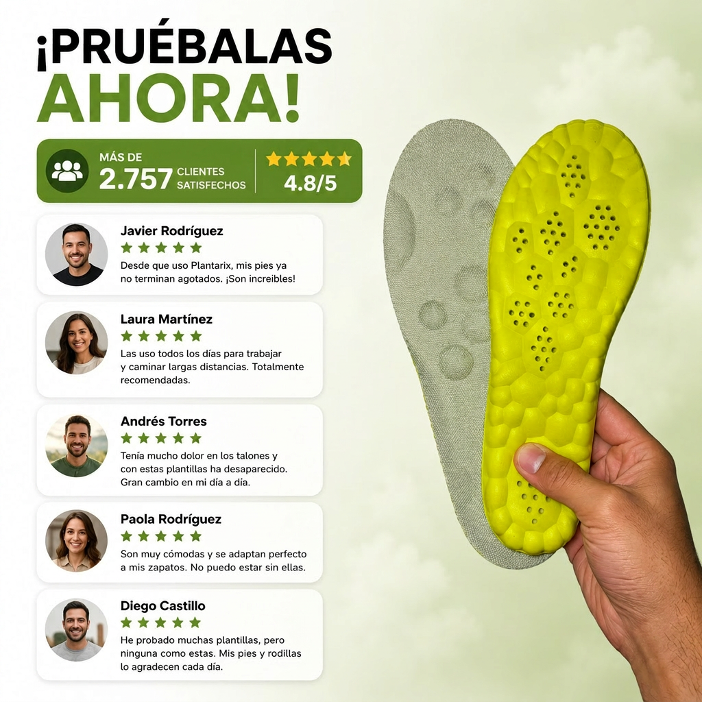 Plantarix | Plantillas Ortopédicas — Alivio desde el Primer Paso